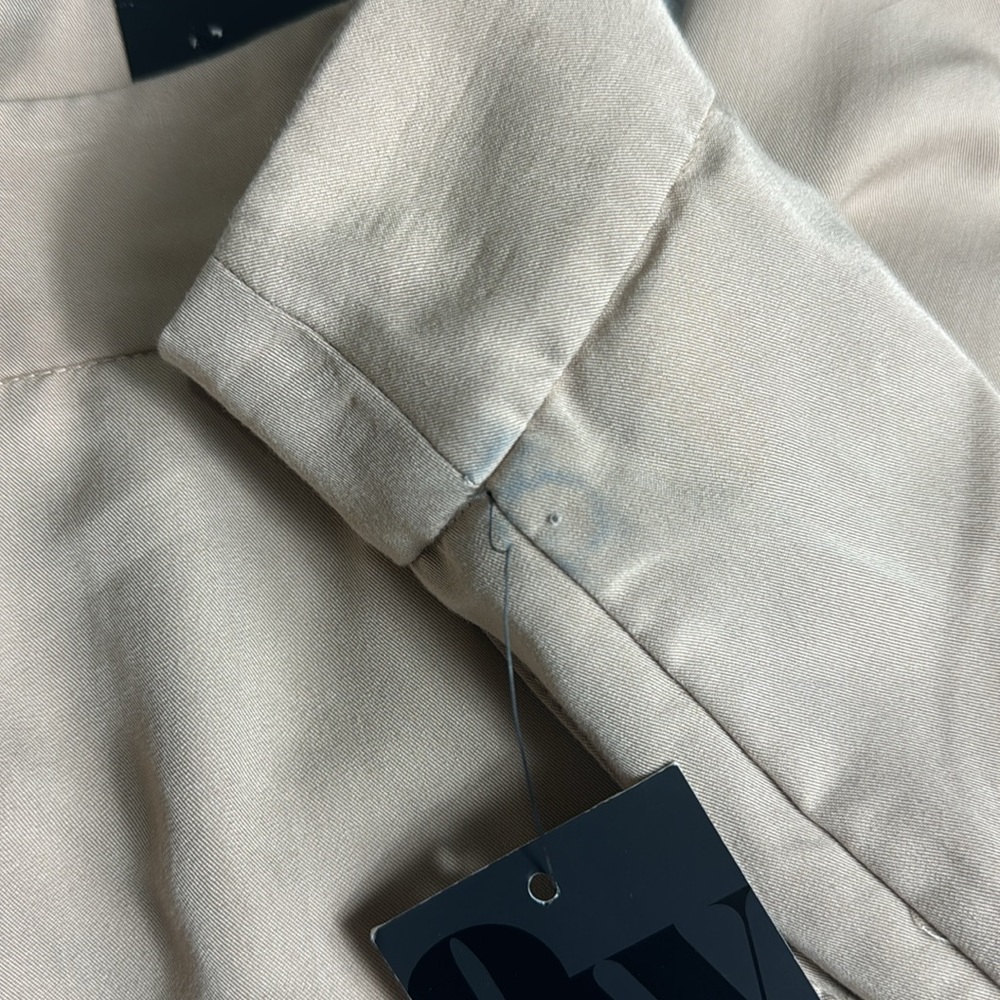 NWT nine west barley tan stretch ankle trousers size 14 - Picture 4 of 7